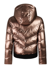 PRTJolan Metallic puffer ski jacket