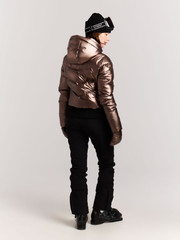 PRTJolan Metallic puffer ski jacket