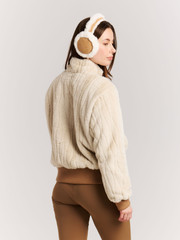 PRTFlowy Teddy outdoor zip up