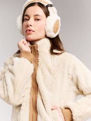 PRTFlowy Teddy outdoor zip up