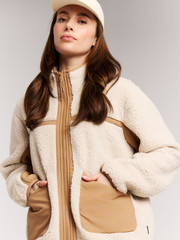 PRTSamica Teddy outdoor zip up