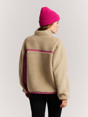 PRTSamica Teddy outdoor zip up